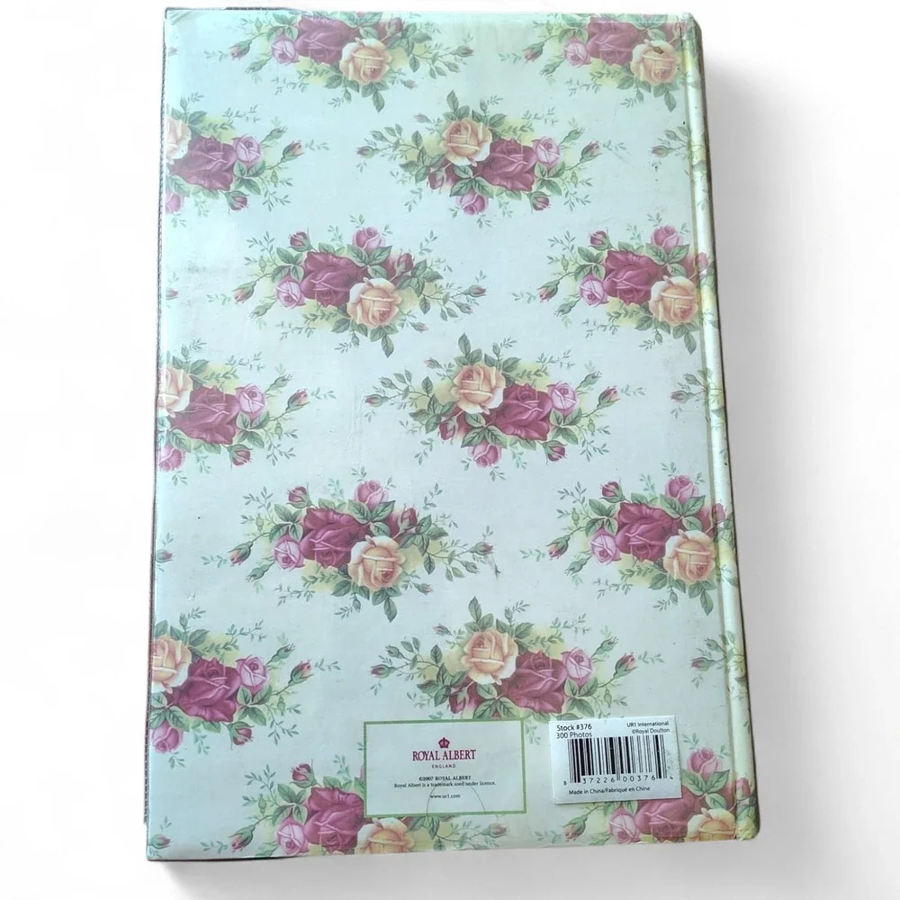 Royal Albert Old Country Roses Photo Album 300 Photo 4x6 Slip in Memories Floral
